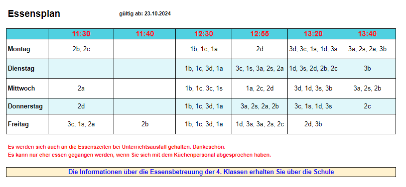 essensplan ab 23 10 2024